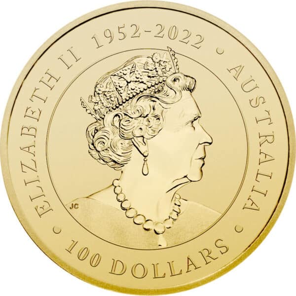 Pecunia Cottbus Edelmetall Gold Goldmünze Känguru Australien Queen Elizabeth