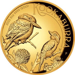 Gold Kookaburra 5 oz PP - High Relief 2023, 155,5g