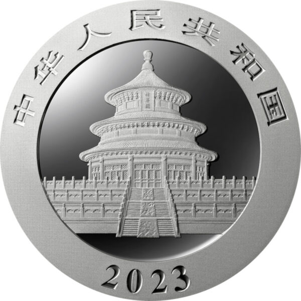 Pecunia Silber Silbermünze Bullionmünze Anlagemünze unze 30g Panda China 2023